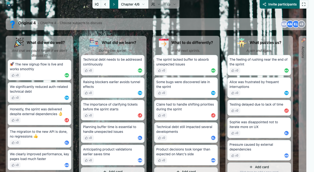 Original 4 - choose-subjects