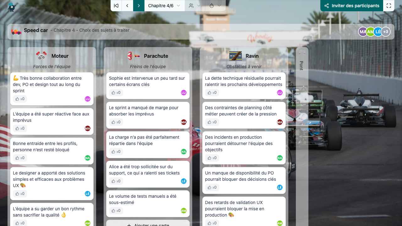 Speed car - choose-subjects