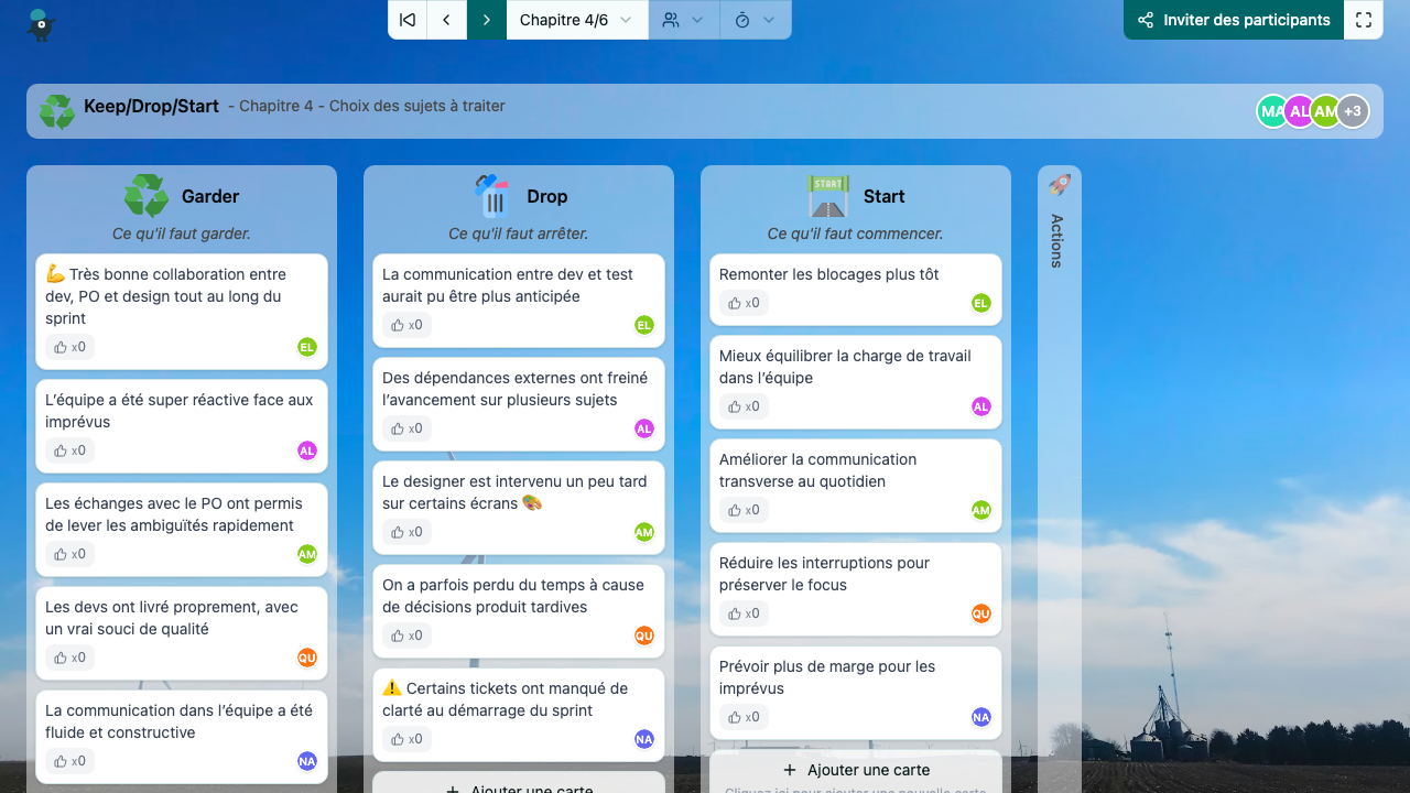 Keep/Drop/Start - choose-subjects
