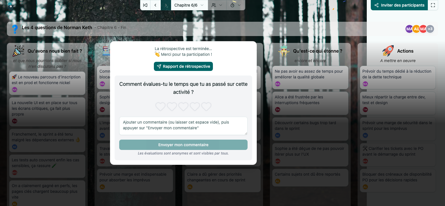 Les 4 questions de Norman Keth - end