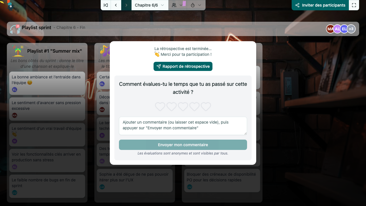 Playlist sprint - end