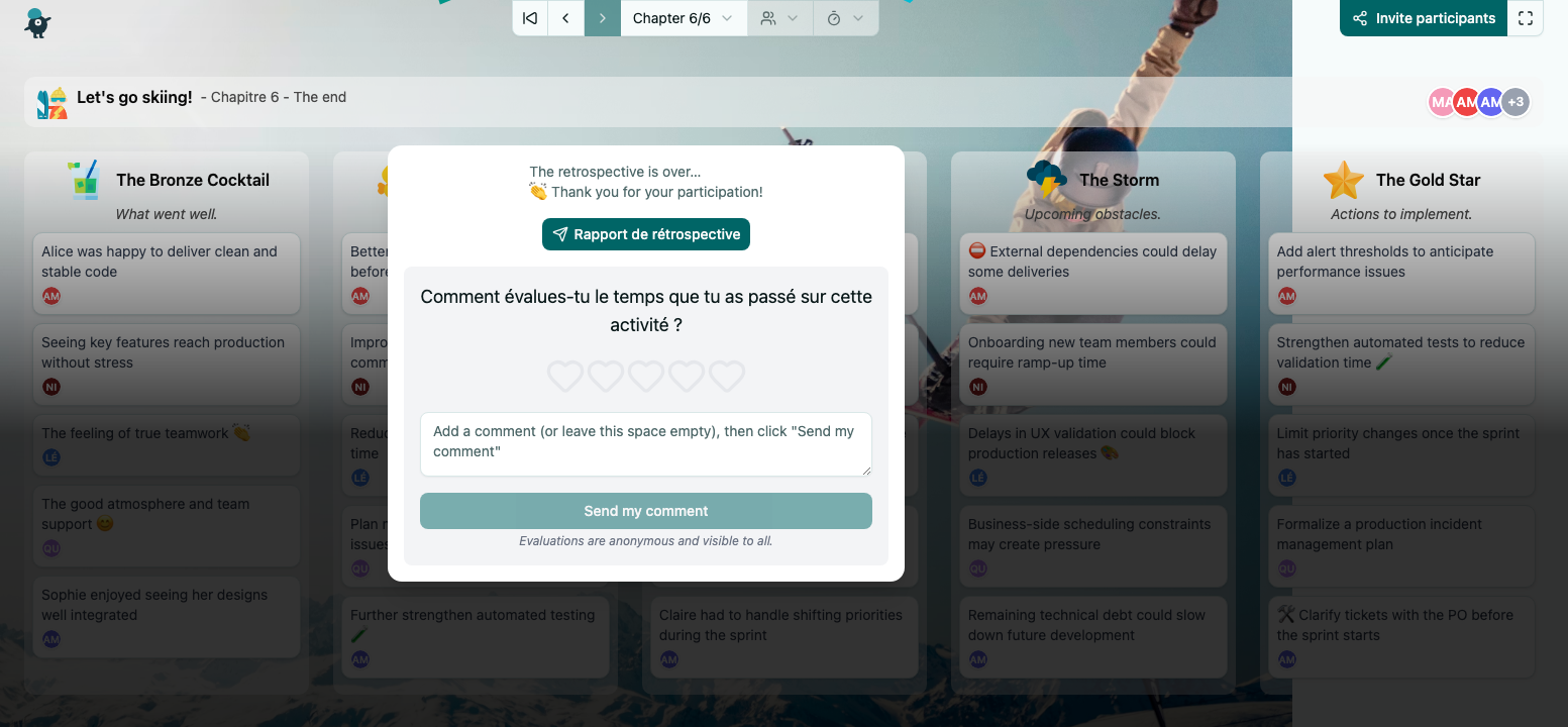 Let's go skiing! - end