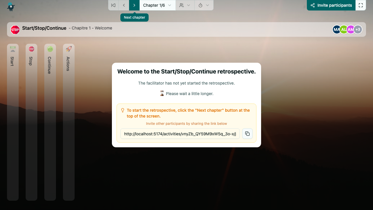 Start/Stop/Continue - welcome