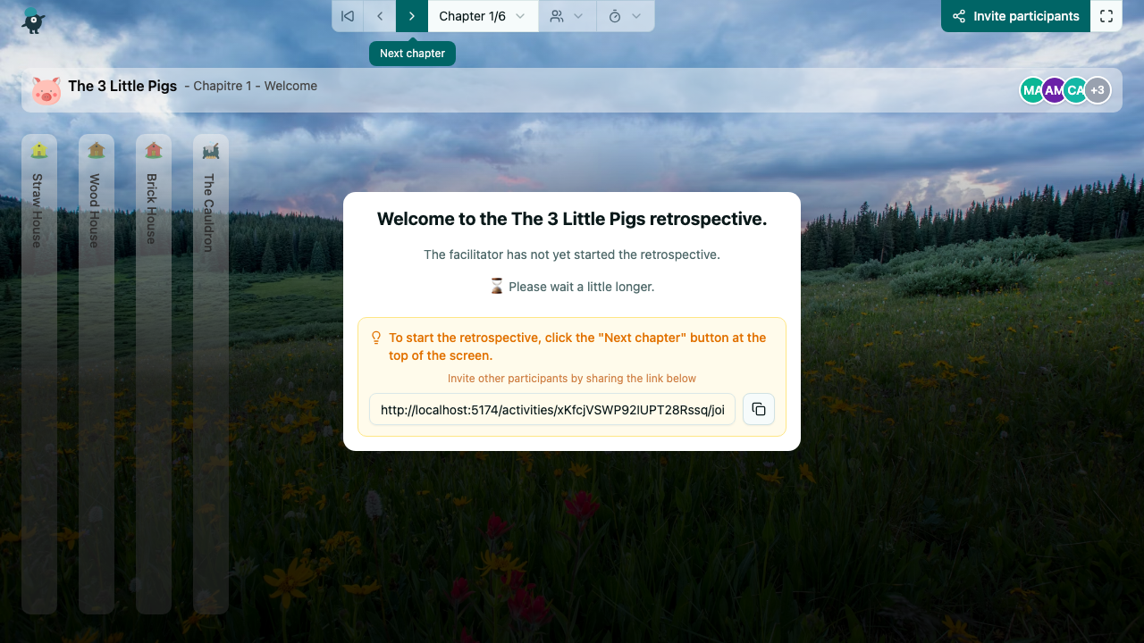 The 3 Little Pigs - welcome