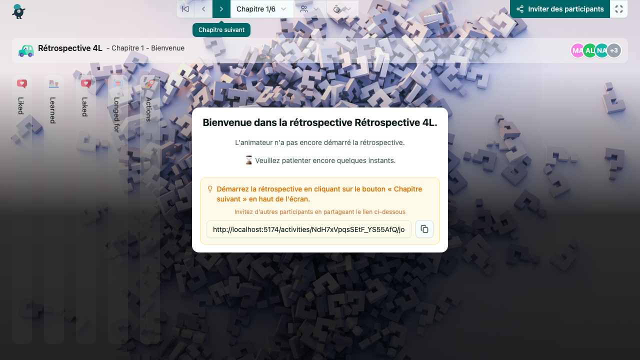 Rétrospective 4L - welcome